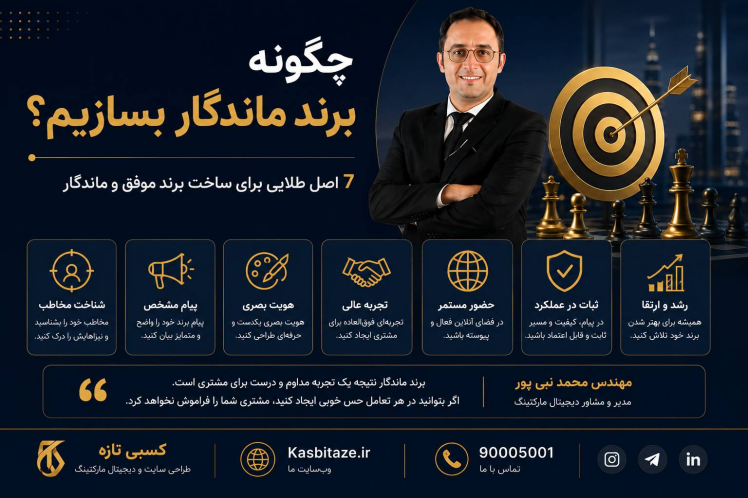 چگونه برند ماندگار بسازیم؟